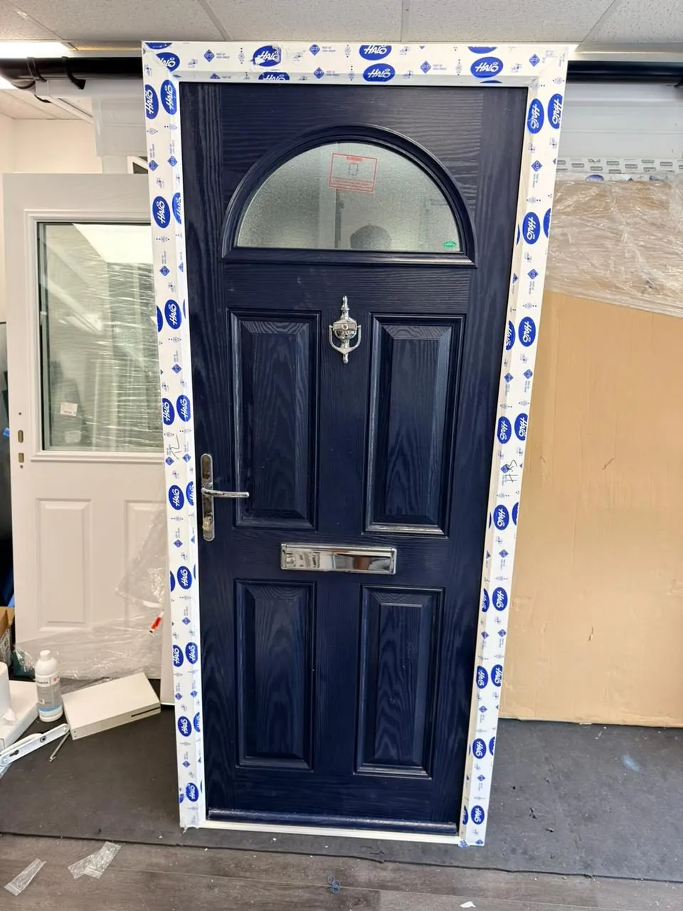 Composite front door installation