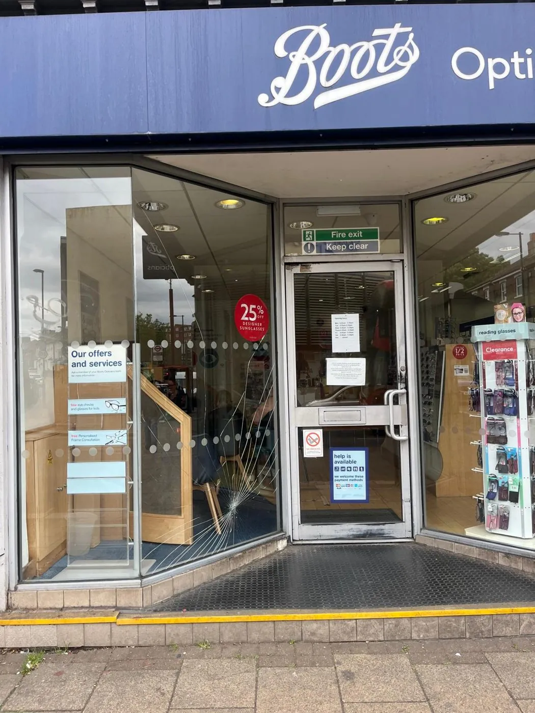 Commercial shopfront glazing